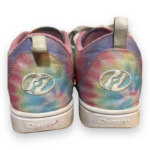 HEELY'S Pro 20 Prints Ivory Ella Tie Dye Elephant Multicolor Skate Shoes, Size 7 - Picture 5 of 6